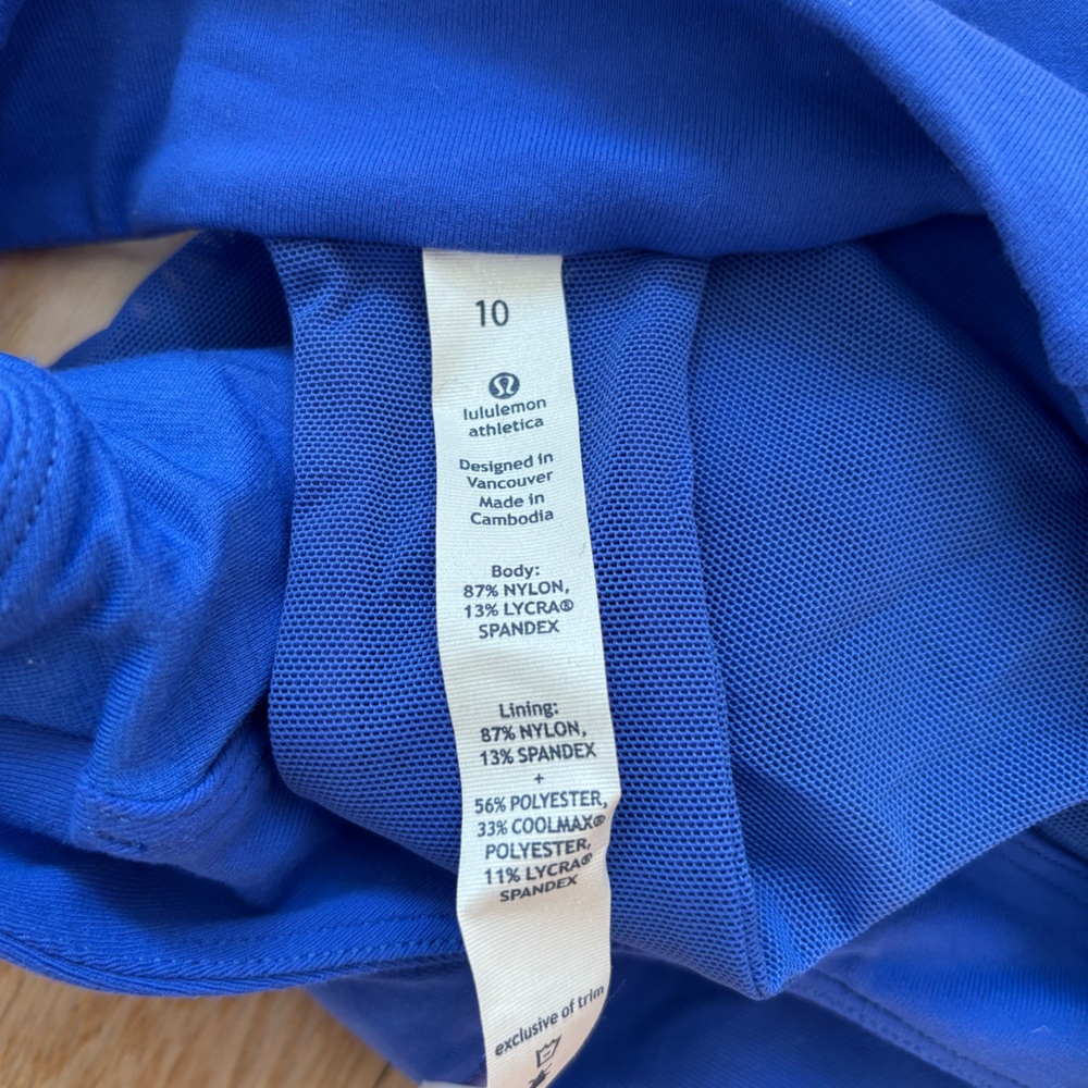Lululemon Blue Racerback Tank - Picture 5 of 5